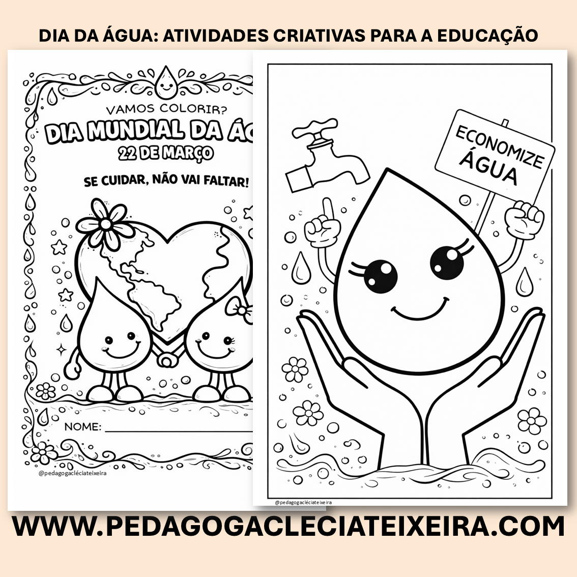 Dia da água: Atividades criativas para a educação