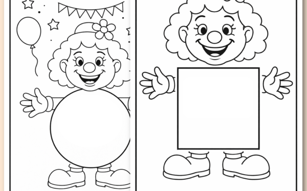 Dia do circo ( Palhaços e formas geométricas)