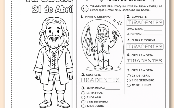 Atividades 21 de abril tiradentes