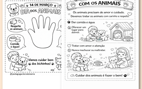 Dia dos animais educação infantil