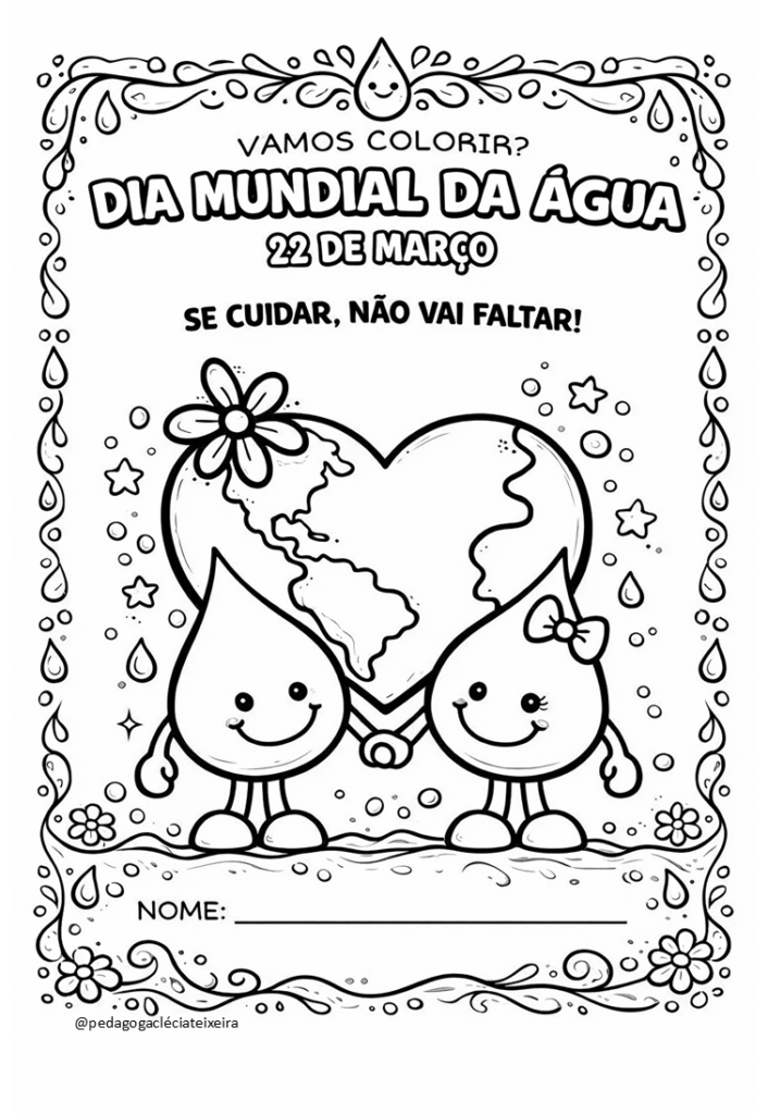 Dia da água: Atividades criativas para a educação