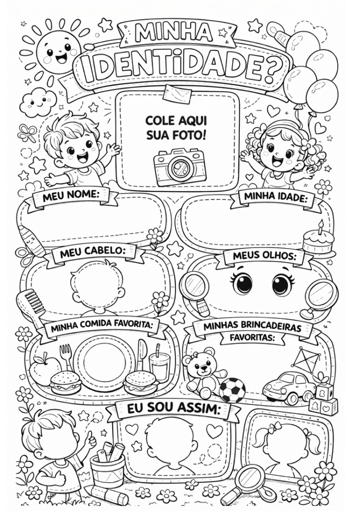 Atividades para trabalhar identidade