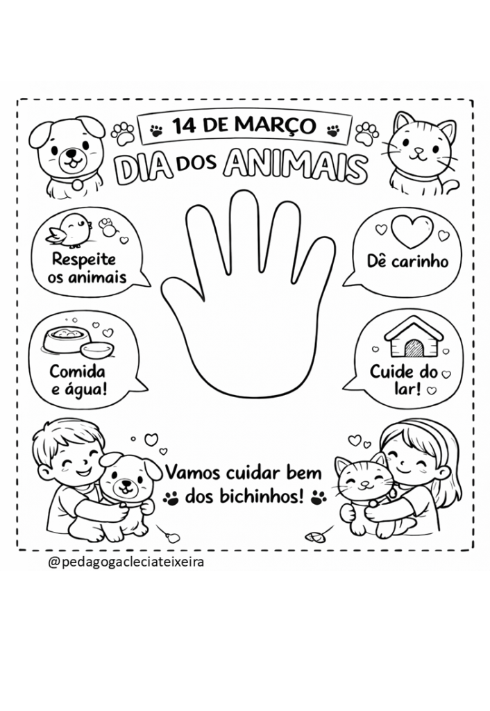 Dia dos animais educação infantil