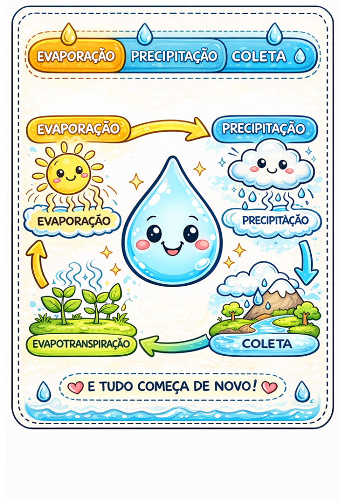 Ciclo da água: etapas, resumo e importância