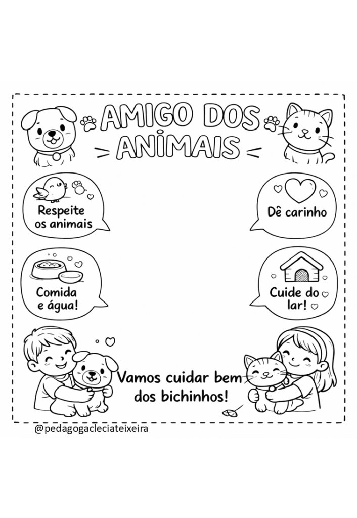 Dia dos animais educação infantil
