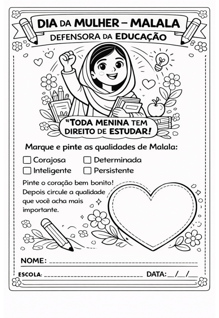 Atividades Inspiradoras para o Dia das Mulheres