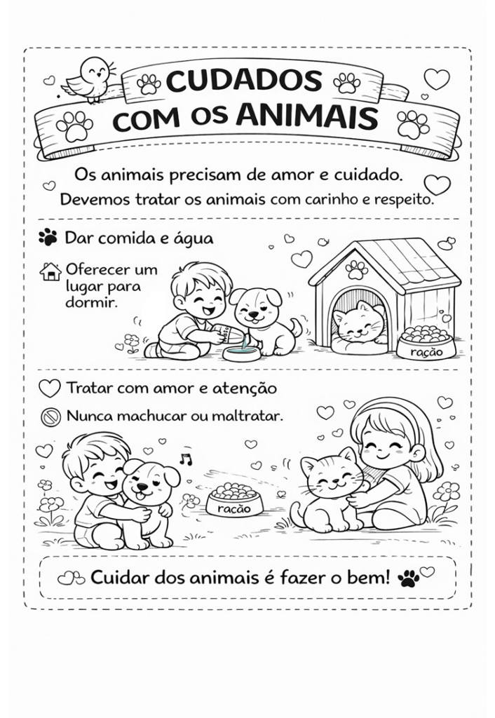 Dia dos animais educação infantil