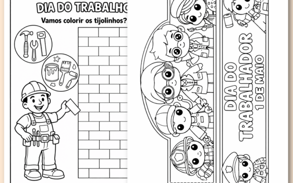 Atividades dia do trabalho educação infantil