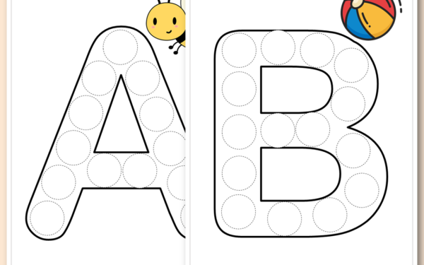 Letras do alfabeto para crianças pequenas