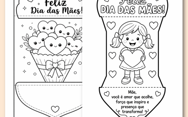 Desenho de mãe para imprimir
