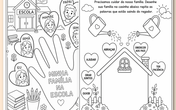 Trabalhando o dia da família na educação infantil