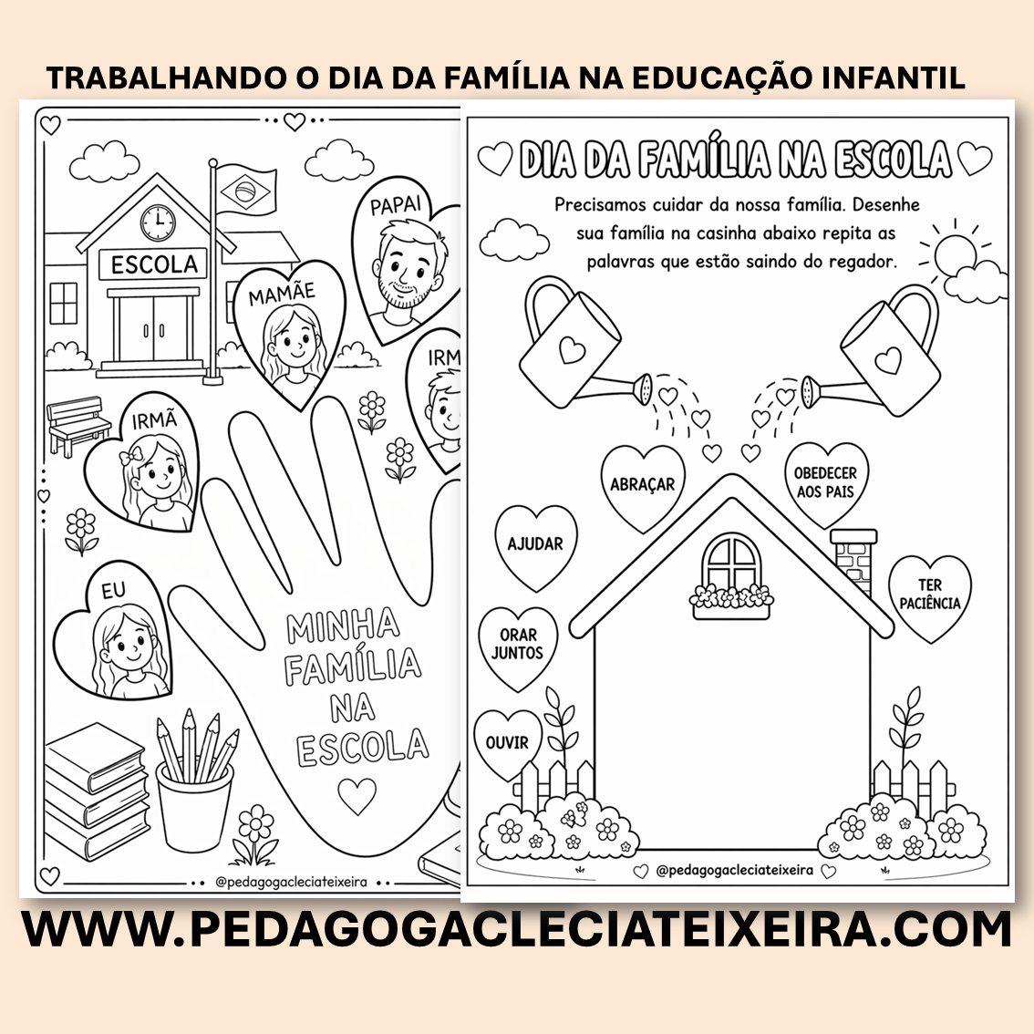 Trabalhando o dia da família na educação infantil