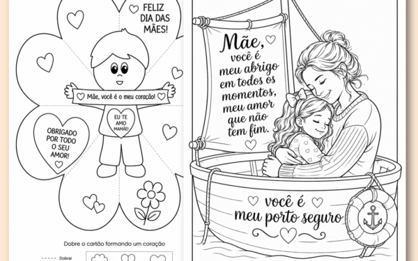 Lembrancinhas interativas dia das mães