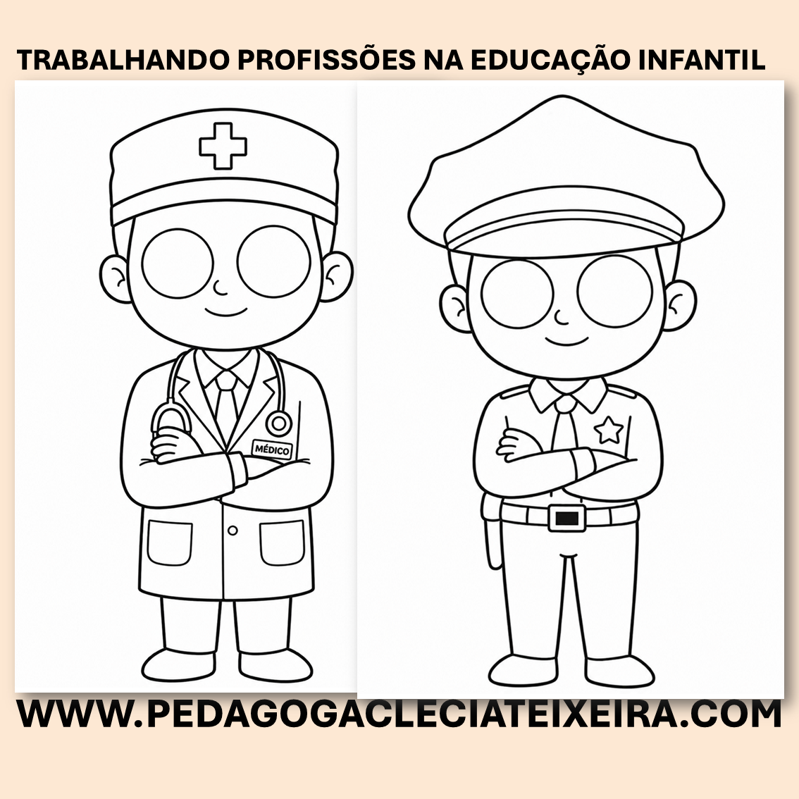 Trabalhando profissões na educação infantil