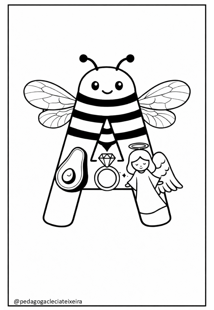 Vogais para trabalhar na educação infantil