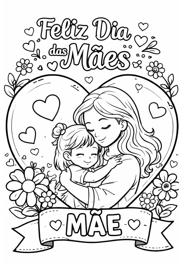 Cartão interativo vaso dia das mães grátis