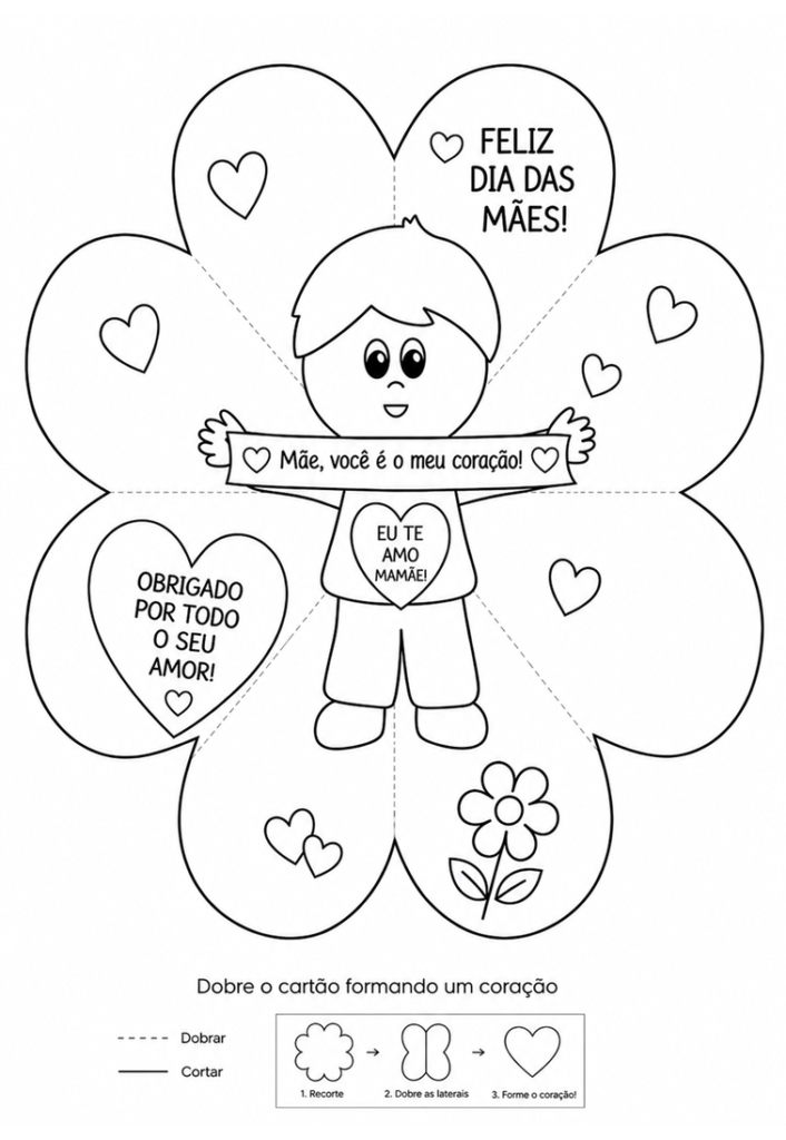 Lembrancinhas interativas dia das mães