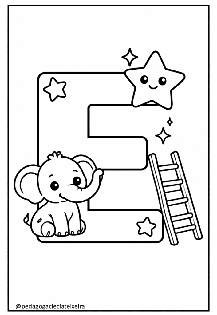 Vogais para trabalhar na educação infantil