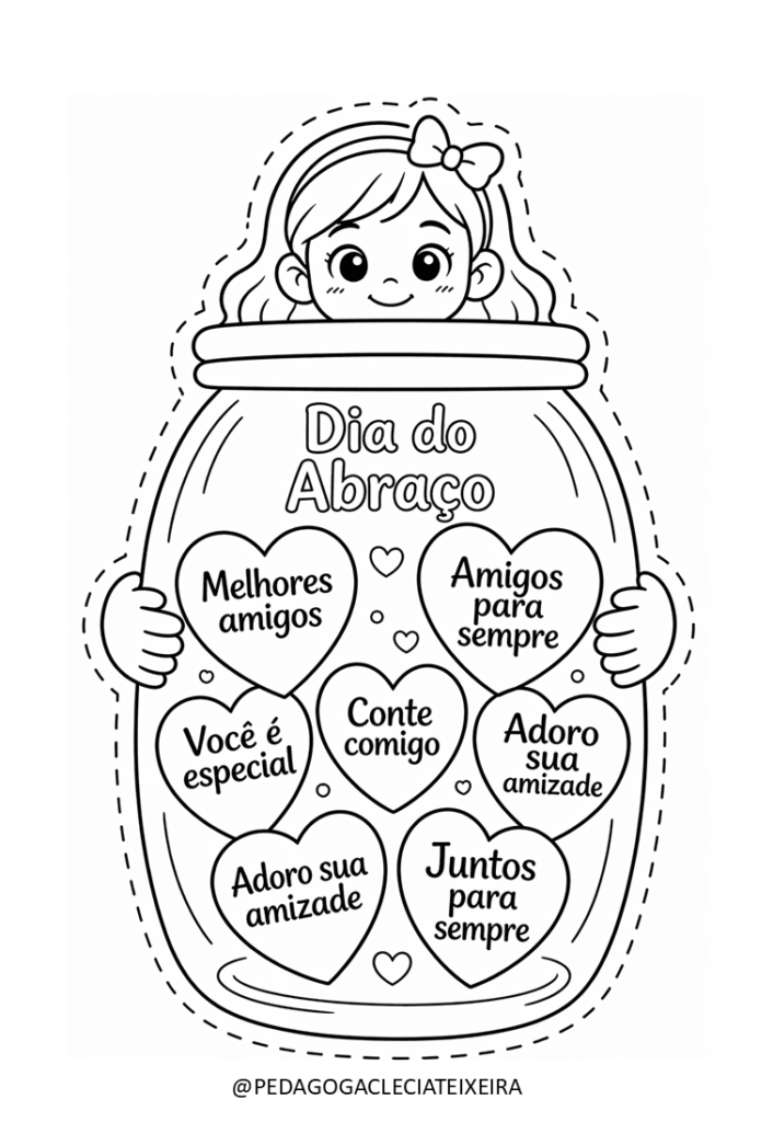 Dia do abraço mensagens