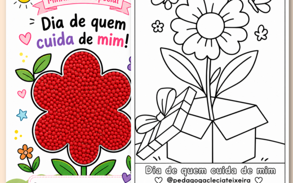Dia de quem cuida de mim atividades lúdicas