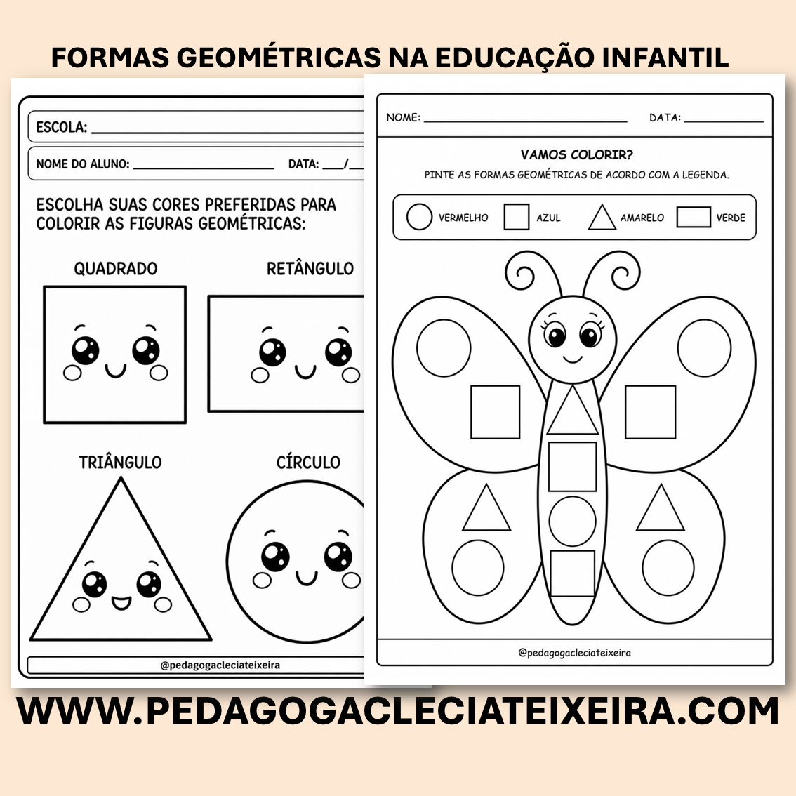 Formas geométricas educação infantil