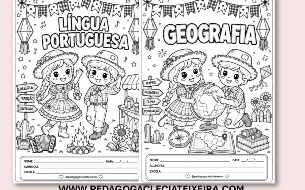 Capas temáticas festa junina gratuitas