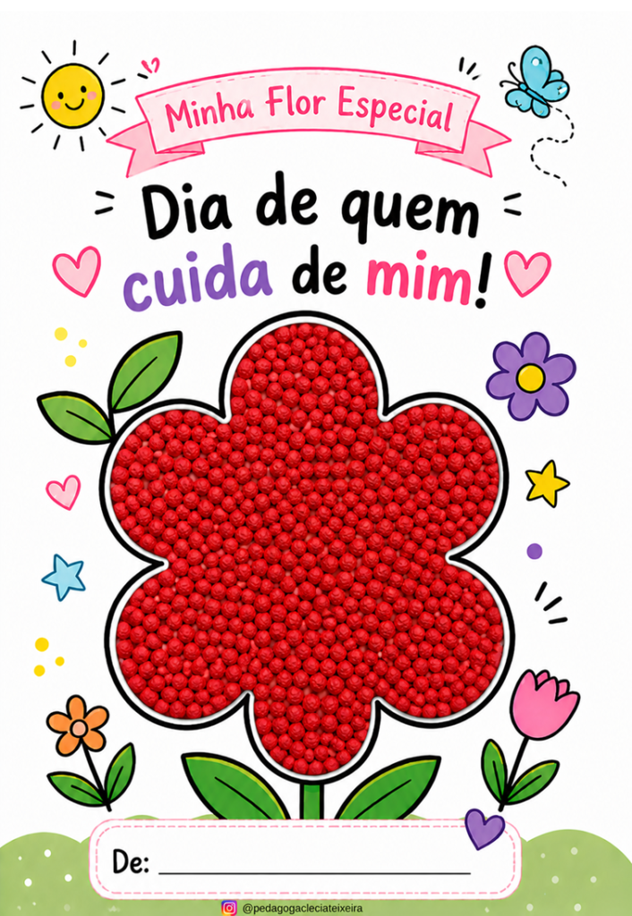 Dia de quem cuida de mim atividades lúdicas