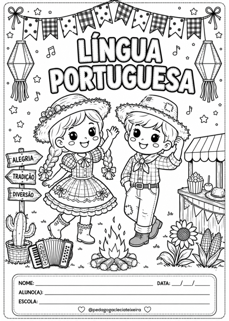 Capas temáticas festa junina gratuitas