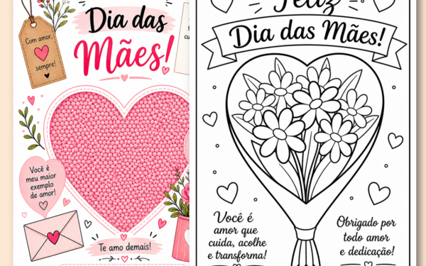 Atividades lúdicas dia das mães  para imprimir