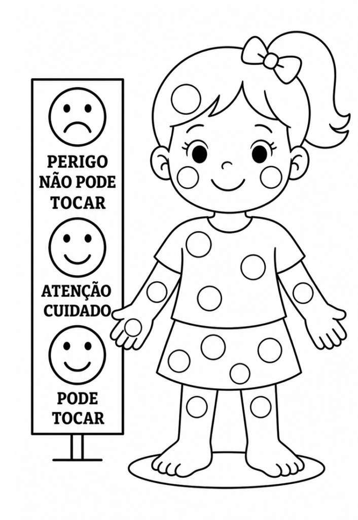 Semáforo do toque para imprimir
