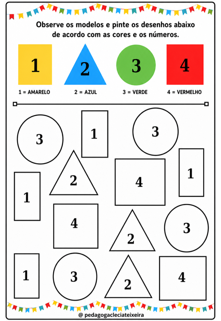 Formas geométricas educação infantil