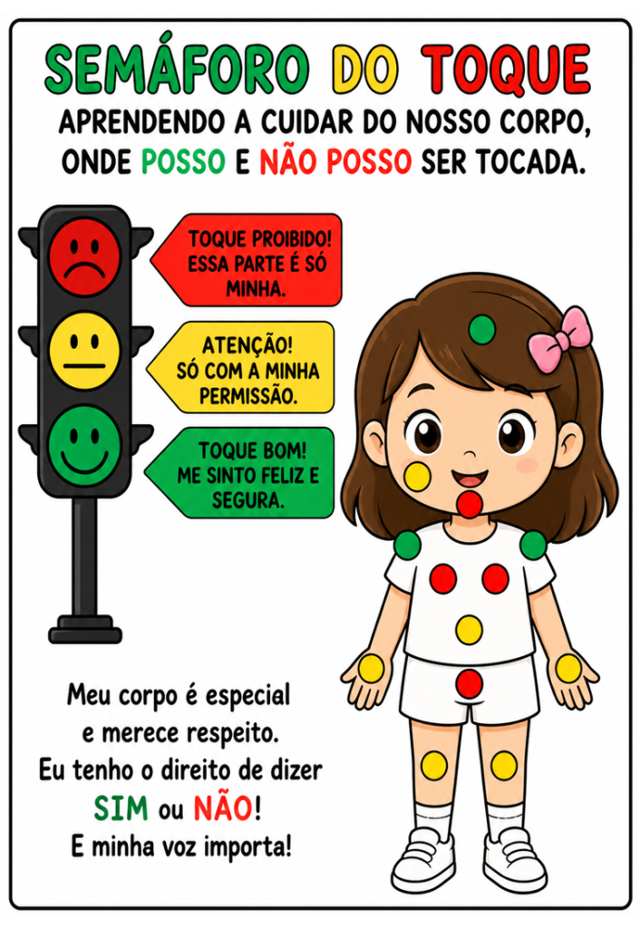 Semáforo do toque para imprimir
