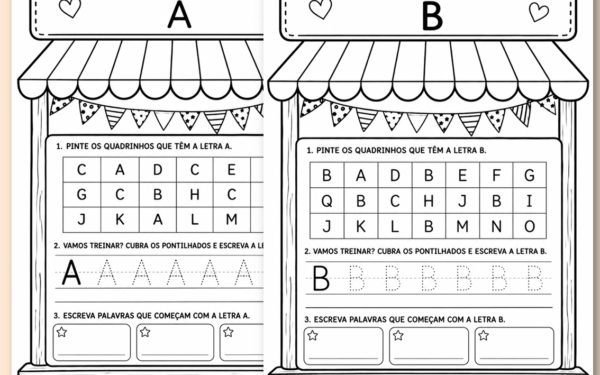 Apostila letras festa junina educação infantil