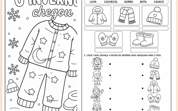 Atividades de inverno educação infantil