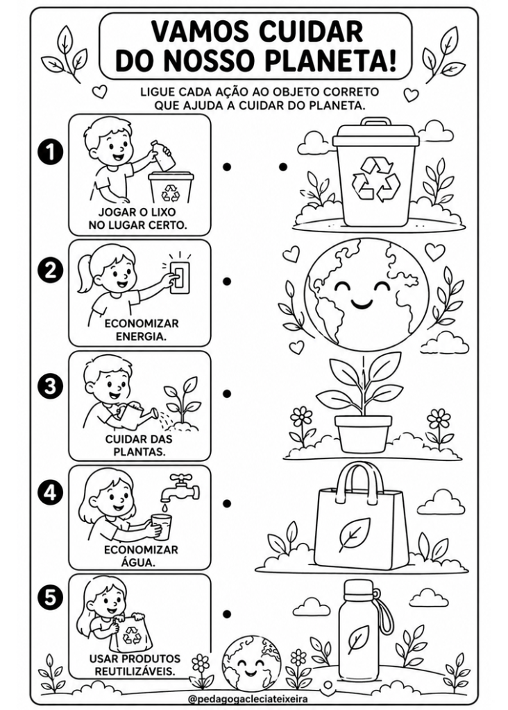 Atividades para trabalhar o meio ambiente