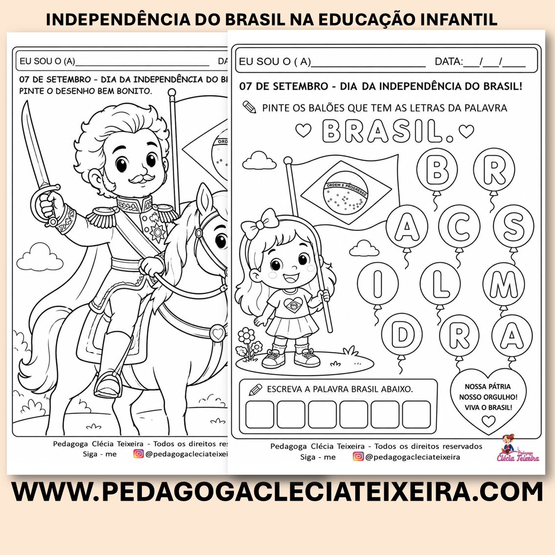 Independência do brasil na educação infantil